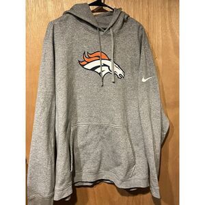Nike Gray Denver Broncos Hoodie